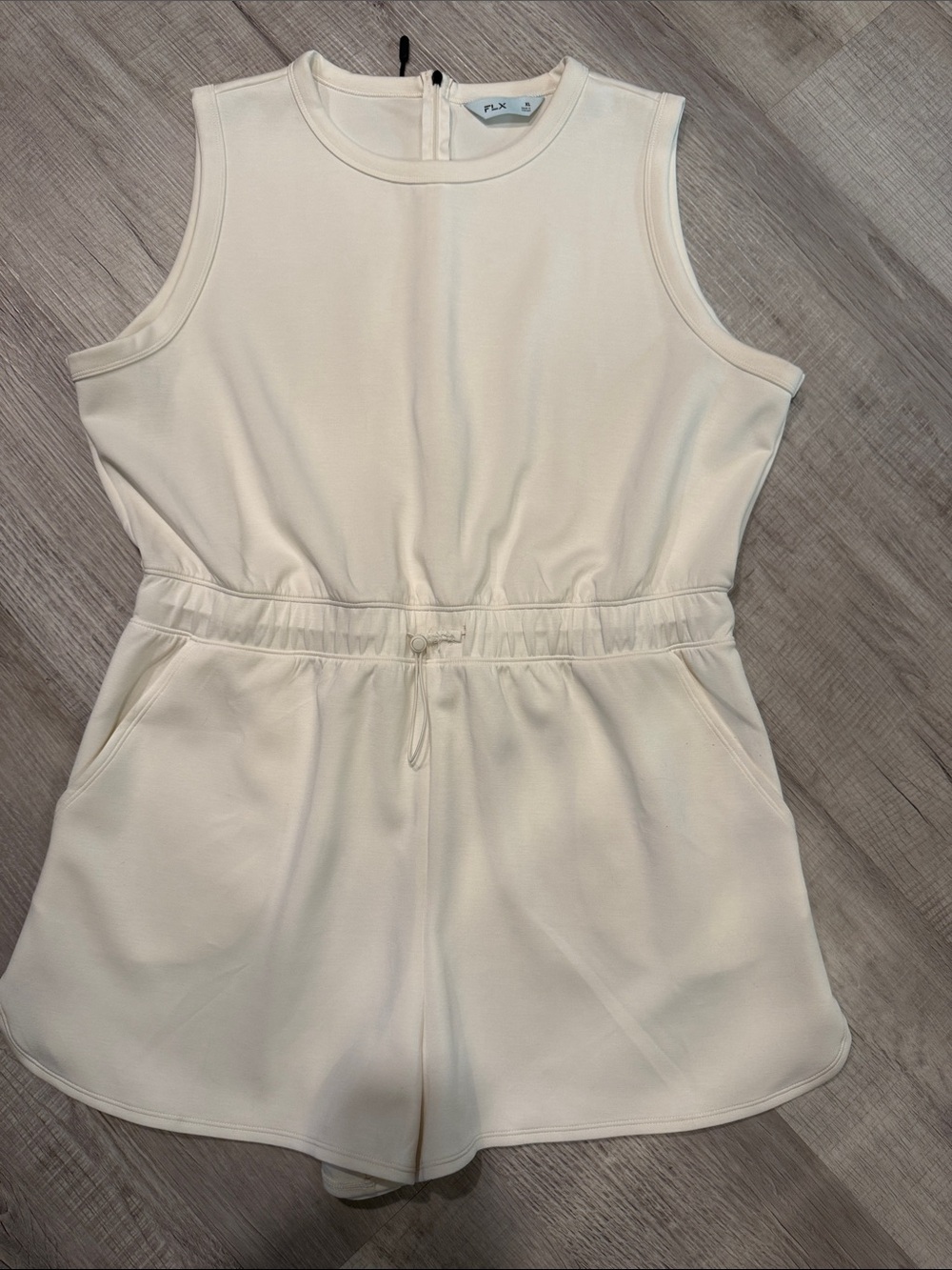 Cream Sleeveless NWOT Romper